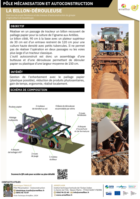 fiche billon dérouleuse