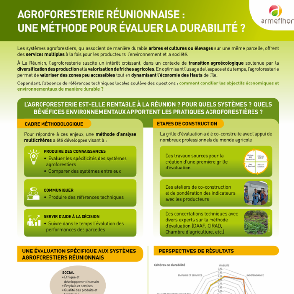 Agroforesterie réunionnaise : une méthode pour évaluer la durabilité ?